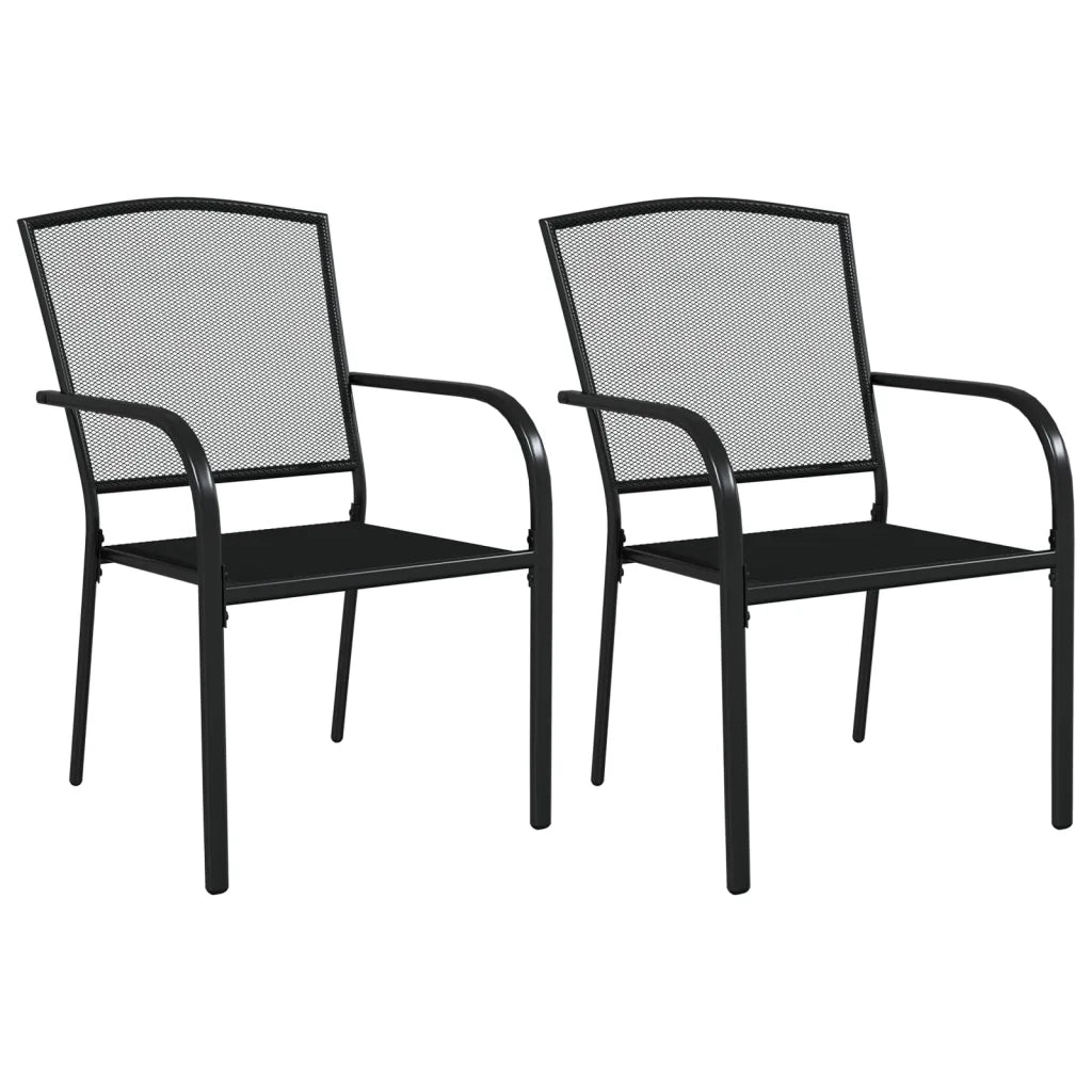 Set da Pranzo da Giardino 3 pz in Acciaio Antracite 3187969