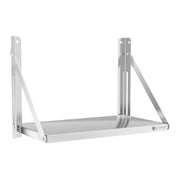 Mensola da parete pieghevole professionale acciaio inox 60 x 30 cm 40 kg 14_0001576