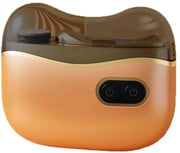 Nageltrimmer elettrico 2 in 1, funzione di levigatura elettrica, taglia automatico, trimmer multifunzionale con 2 velocità regolabili, adatto per anziani, bambini e adulti (arancione)