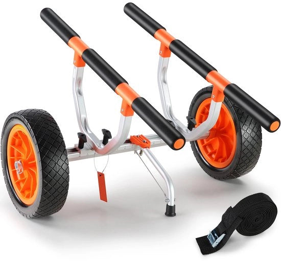 Carrello Kano - lega di alluminio - 204 kg di carico - 30 cm ruote in gomma