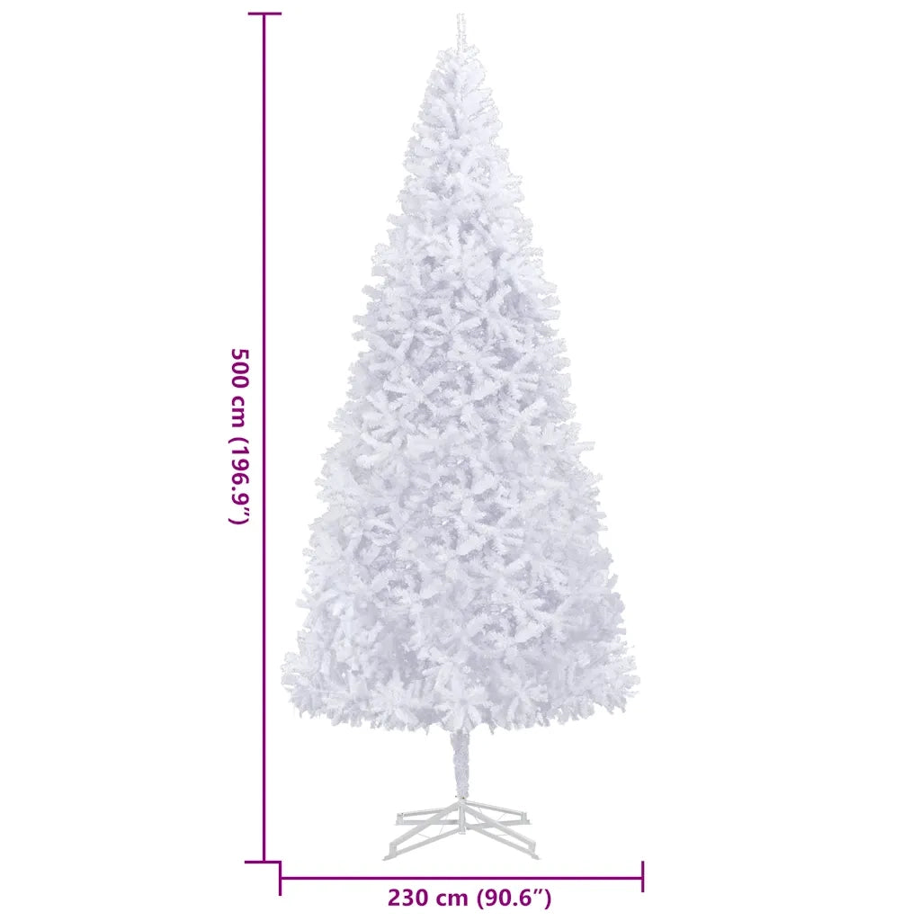 Albero di Natale Artificiale 500 cm Bianco 284296