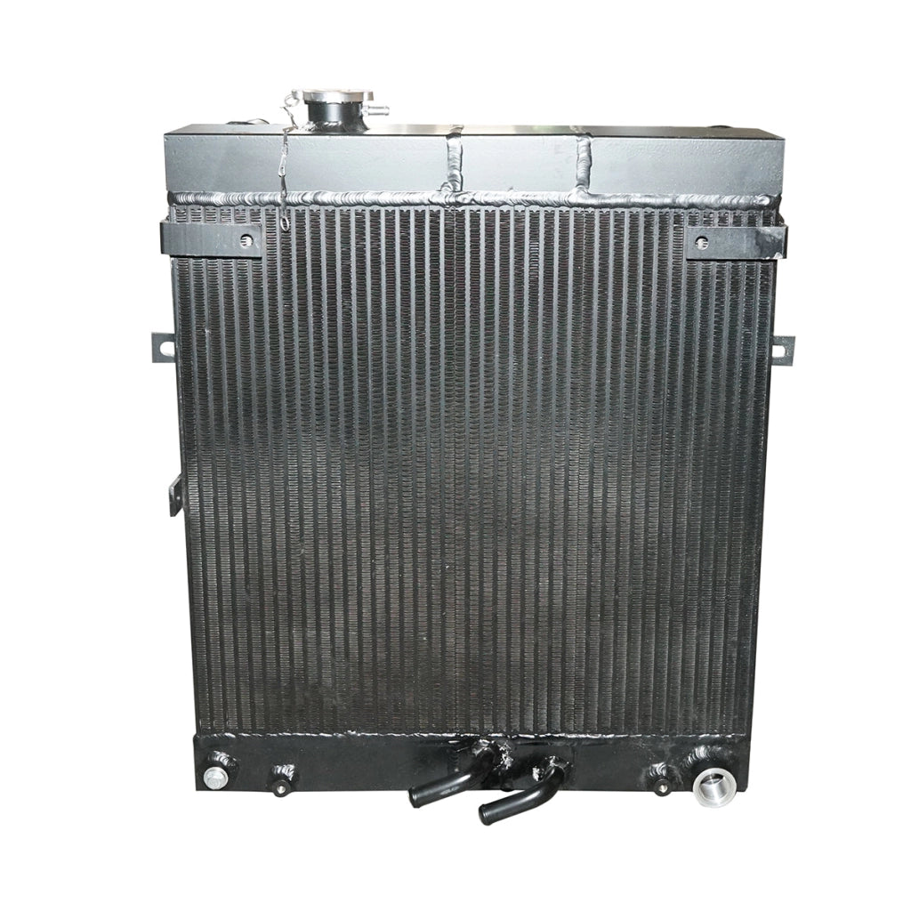 Radiatore di raffreddamento ad acqua per terne Komatsu WB91R, WB93R, WB93S, WB97R 575x670mm codice OEM 42N-03-11510, 42N0311100, 42N-03-11100