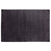 Tappeto in viscosa grigio scuro 140 x 200 cm a pelo corto capitonné moderno