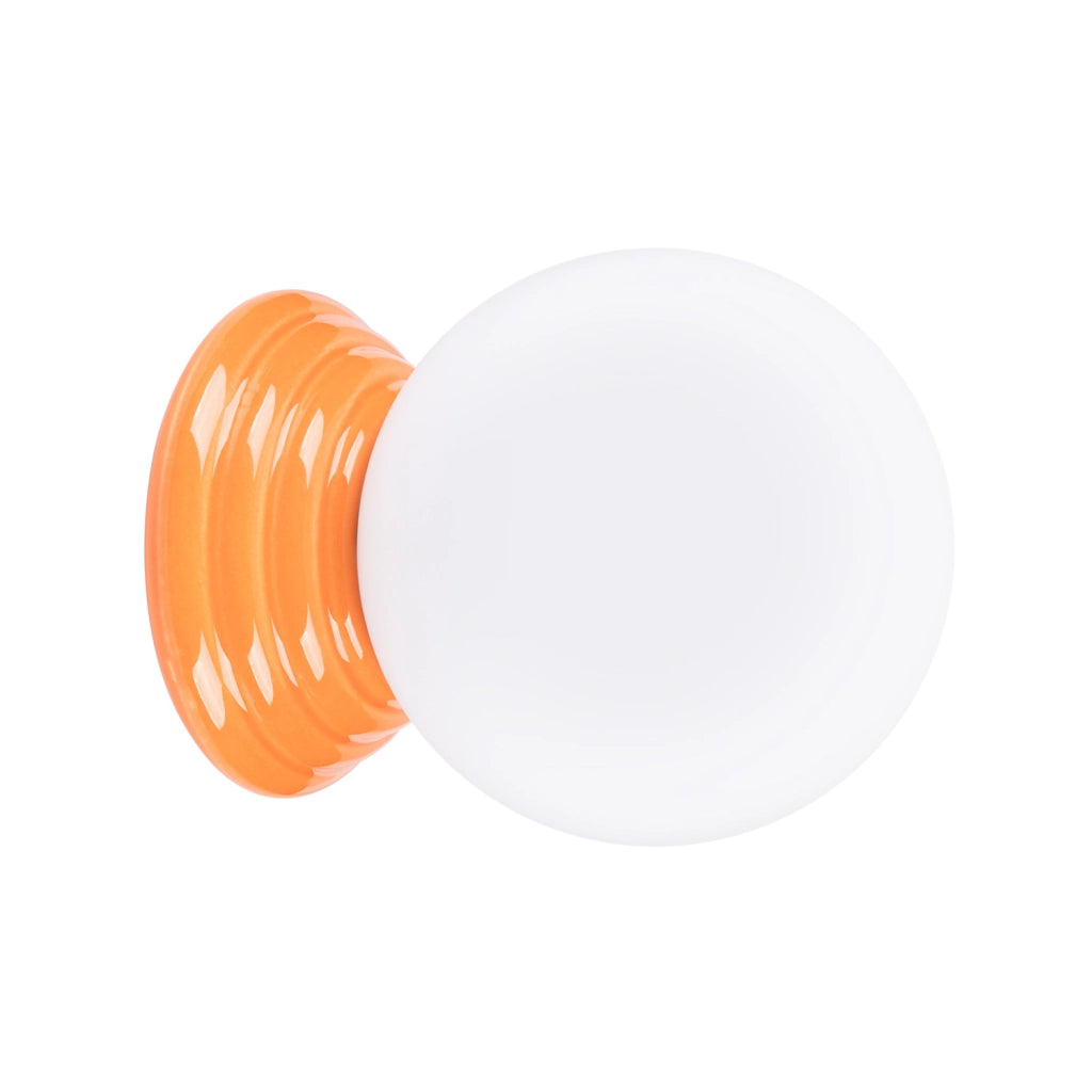 Applique bagno ALBANO Pure Lume vetro latte arancio G9