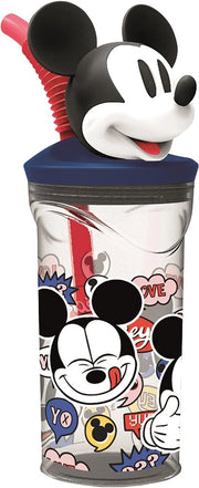 Bicchiere Bambini in 3D con grafica Disney Mickey Mouse da 360 ml