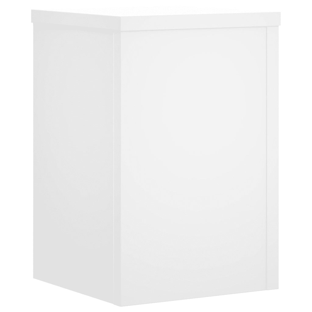 Supporti per Piante 2 pz Bianchi 20x20x30 cm Legno Multistrato 852897