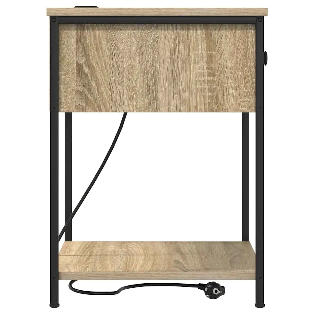 Set di 2 Comodini | Armadio da Notte | Mobiletto da notte Rovere Sonoma 42 x 41 x 56 cm
