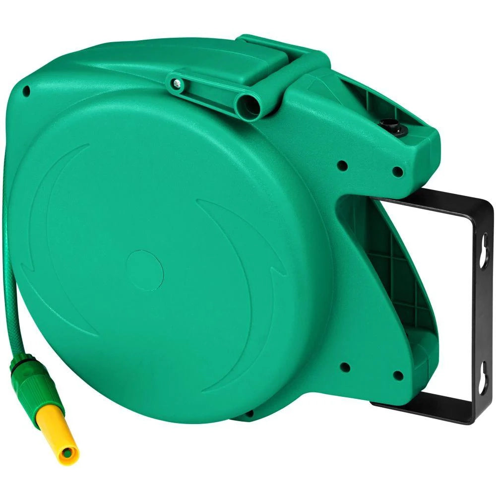 Avvolgitubo con tubo da giardino verde girevole 10 mt 3408184