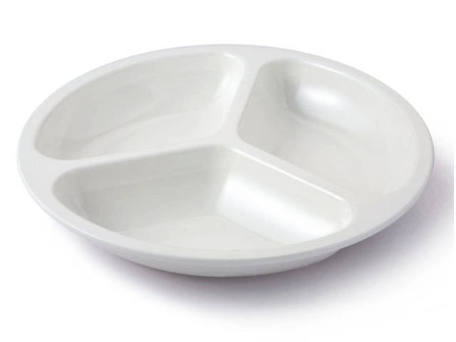 Cartaffini V10200bb Piatto Melamina 3 Scomparti Bianco