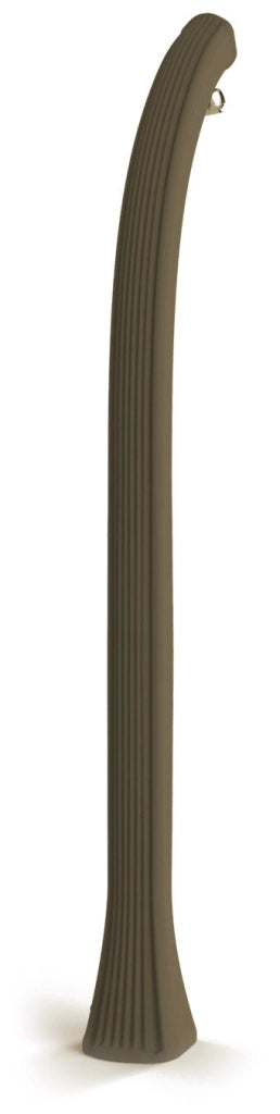 Doccia Solare da Esterno Giardino 26L Miscelatore e Lavapiedi Arkema New Happy Dove gray