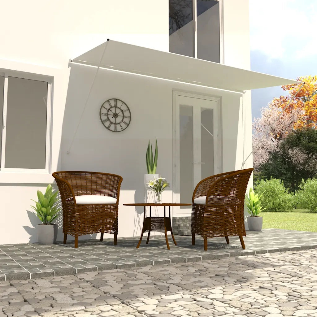 Tenda da Sole | Tenda parasole Retrattile 400x150 cm Crema