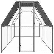 Pollaio da Esterno 2x6x2 m in Acciaio Zincato CFW4680075