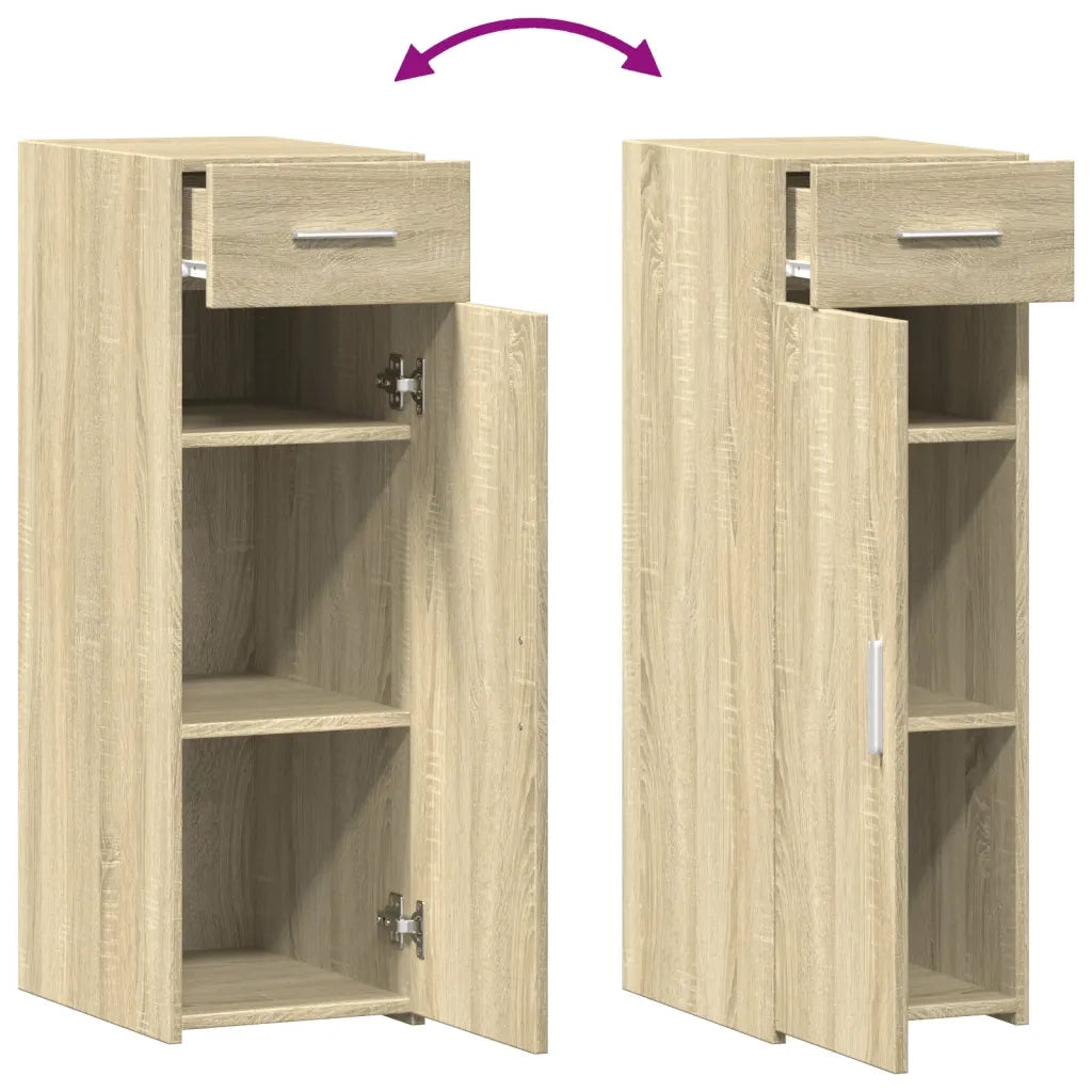 Credenza | Madia | Buffet da pranzo | Armadio da pranzo Rovere Sonoma 30x42,5x93 cm in Legno Multistrato