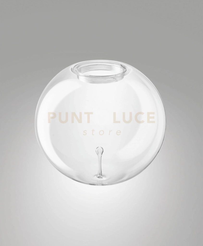 3805-51-372 DIFFUSORE IN VETRO TRASPARENTE D.25CM C/GOCCIA PER KIT LUCI 14W