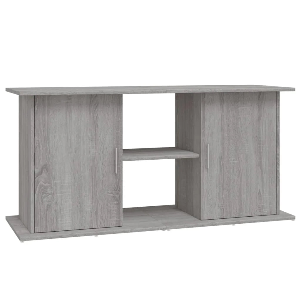 Base di supporto per mobiletto acquario stile Sonoma 121 x 41 x 58 cm legno ingegnerizzato grigio 02_0045087