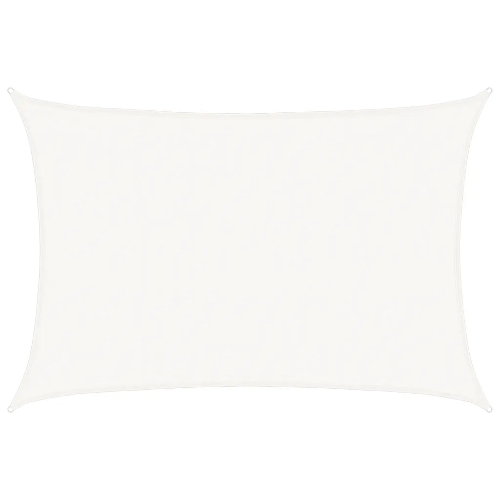 Vela Parasole-Telo Ombra-Vela Ombreggiante 160 g/m2 Bianca 5x6 m in HDPE