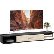 Mobile TV Parete 120 cm ¨C zephmum ¨C Nero, Legno, 120x30x?