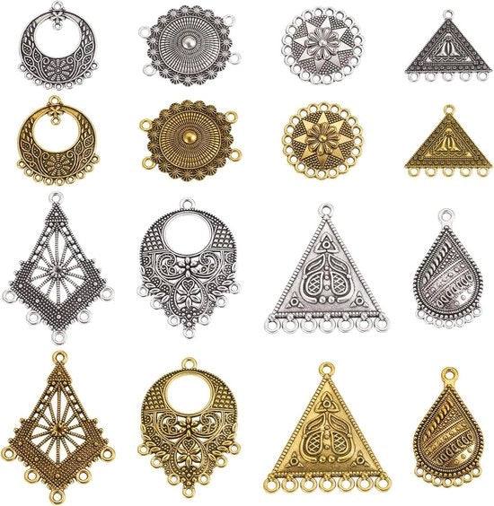 Componenti di Lampada da Soggiorno in Charme per Creare Gioielli con Turmalina Sintetica - Materiale Non Precioso