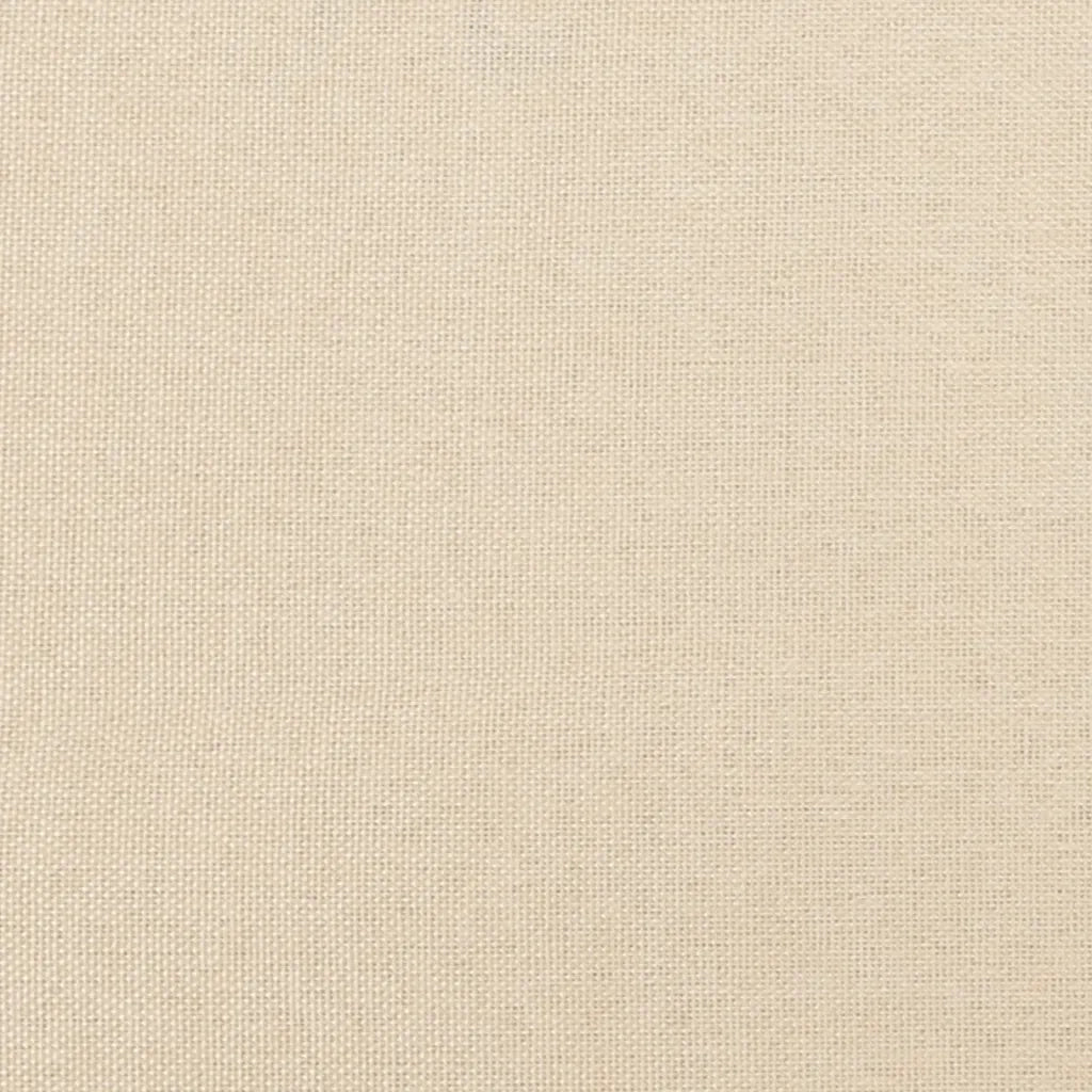 Struttura Letto a Rete a Molle Crema 180x200 cm in Tessuto 3120883