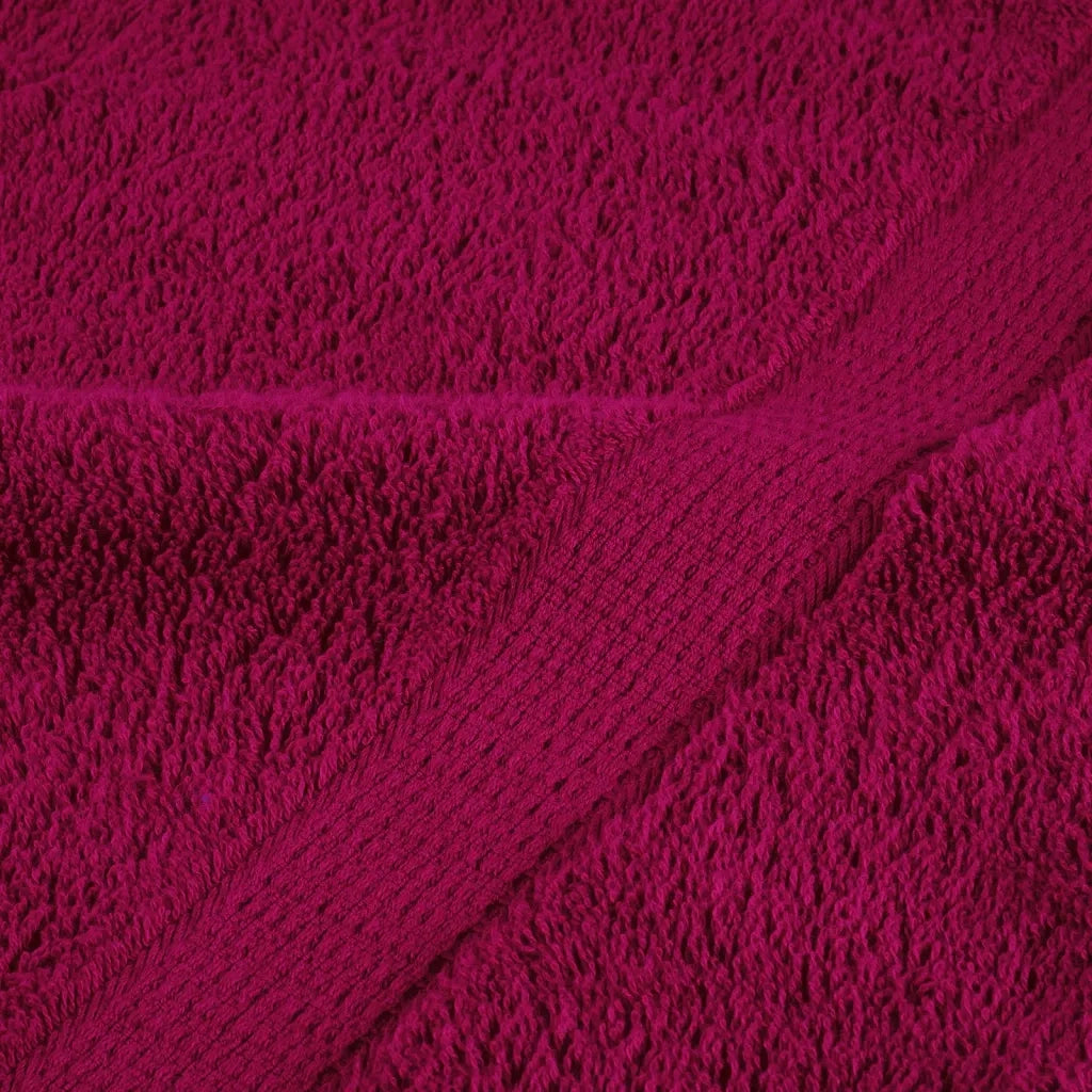 Asciugamani da Doccia SOLUND 4 pz Bordeaux 70x140cm 600gsm 137213