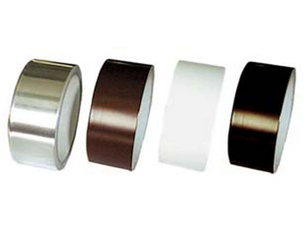 3pz nastro adesivo in alluminio per alte temperature   - mm.40x9 mt. colore ner cod:ferx.fer115186