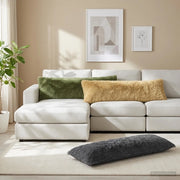 Cuscino con cuscino HEERLEN Verde chiaro 40 x 145 cm Fleece PV 926311