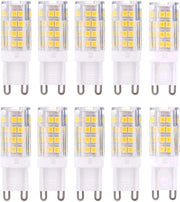 Lampade LED G9, colore caldo 3000K 5W Lampada LED G9 equivalente a lampade alogene 40W 420 lumen; non regolabile, confezione da 10