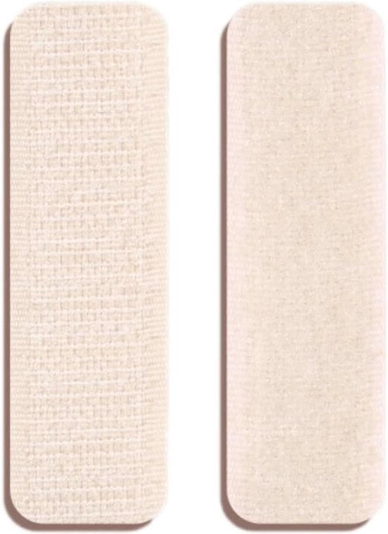 Set di adesivi velcro extra resistenti a doppia faccia per tessuti da 20 pezzi, dimensioni 2cm x 7cm