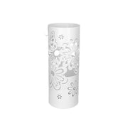 Portaombrelli in Metallo Tondo Butterfly Bianco 55 cm