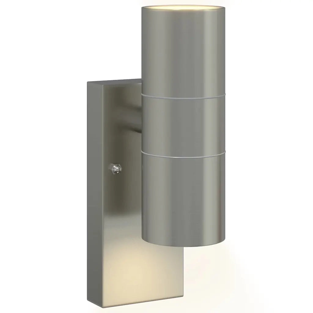 Lampada da Parete Esterna Argento 7 x 10 x 22 cm CFW2451427
