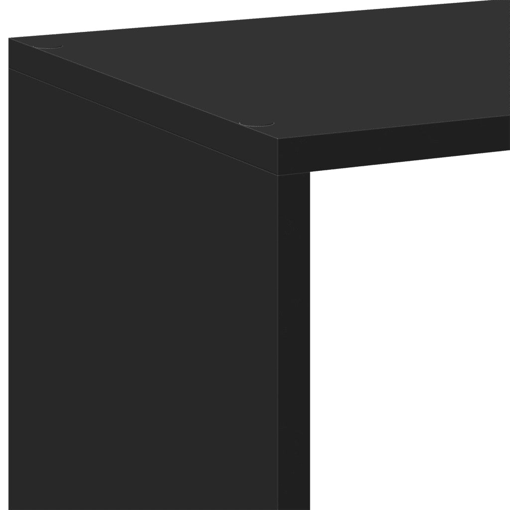 Libreria Divisorio Nera 102x29x103,5 cm in Truciolato 858049