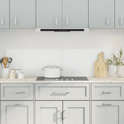 Paraschizzi per Cucina 2 pz-Set di 2 Protezione parete cucina Trasparente 80x40cm Vetro Temperato