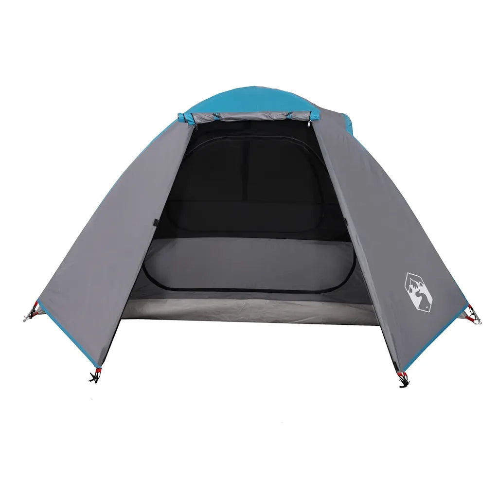 Tenda da campeggio | Tenda da campo a Cupola per 2 Persone Blu Impermeabile