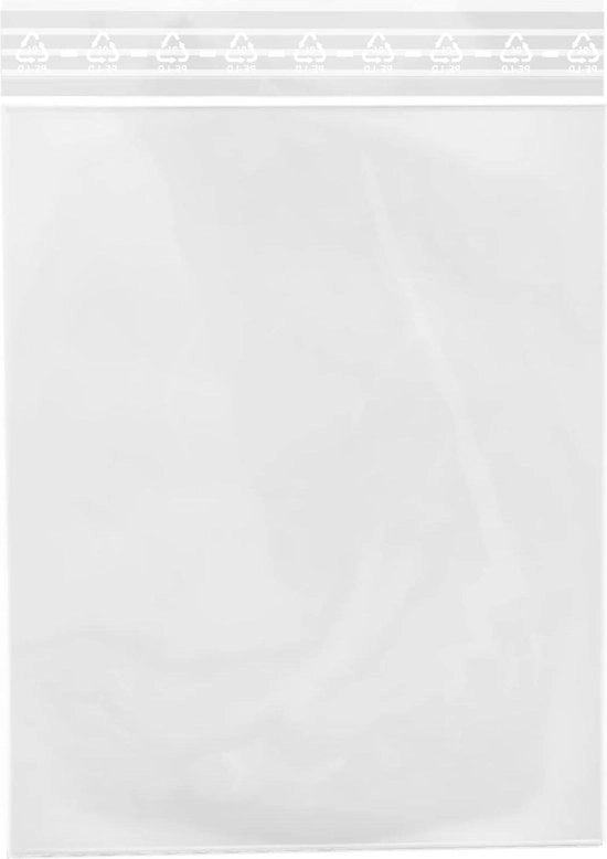 100 sacchetti per chiusura ermetica 80 x 120 mm - ca. 140 ml 90 my (extra resistente) - adatti per alimenti - sacchetti trasparenti per congelatore