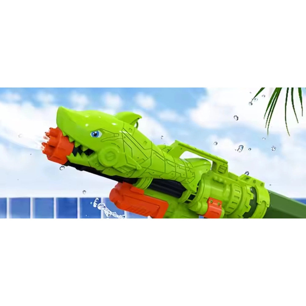Trade Shop - Pistola Ad Acqua Squalo Giocattolo Per Bambini Estate Grande Capacità 27.5cm 618570 -