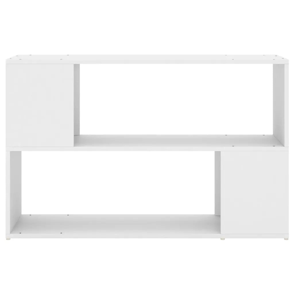 Libreria-Scaffale per Libri-Mobile di Stoccaggio Bianca 100x24x63 cm in Legno Multistrato