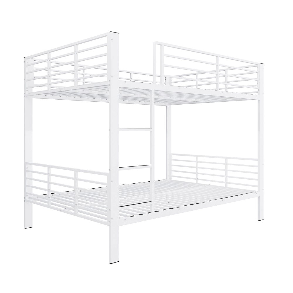 Letto a castello ¨C Minimal ¨C Bianco metallo 140x200 cm
