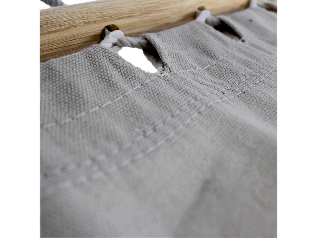Amaca in legno con tela di cotone "Dallas" - 3 m - Grigio