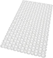 Tappeto Doccia Vasca Ventose Antiscivolo Tappetino Bagno Pvc 35x75 cm Antimuffa Bianco