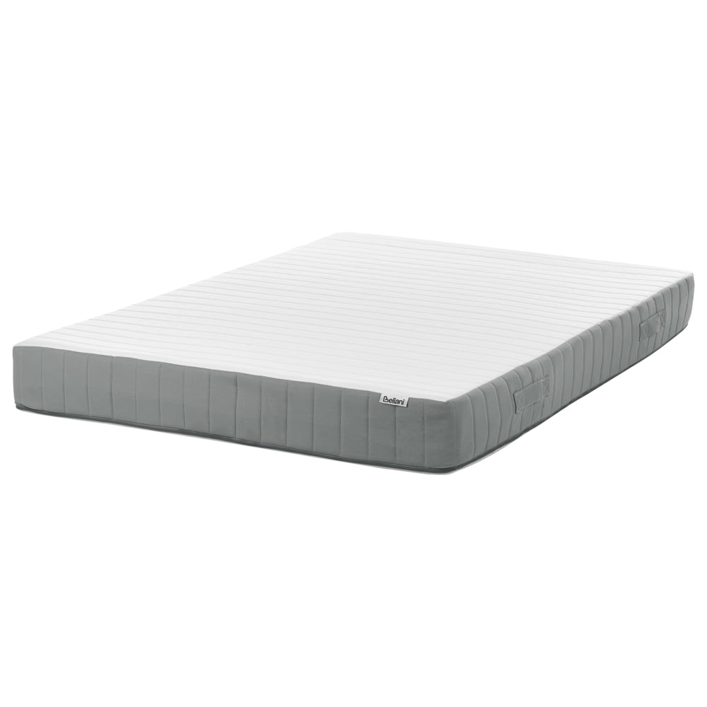 Materasso a molle insacchettate EU matrimoniale con maniglie imbottitura in memory foam rivestimento rimovibile 140 x 200 cm Rigido Design moderno trapuntato