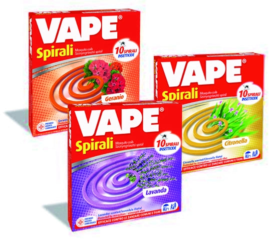 Vape SPIRALI ANTIZANZARE MISTE 10 pz. 24.00 pz