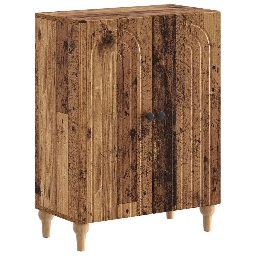 Mobiletto da Bagno ALKMAAR Legno antico 59,5 x 31 x 80 cm 896183