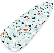 Hoes per striscia di asciugamano con imbottitura extra spessa (adatta per tavole standard grandi 125 x 39 cm) Terrazzo Mint - Sostituzione per casa e hotel