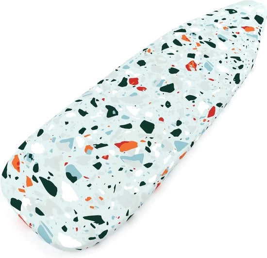 Hoes per striscia di asciugamano con imbottitura extra spessa (adatta per tavole standard grandi 125 x 39 cm) Terrazzo Mint - Sostituzione per casa e hotel