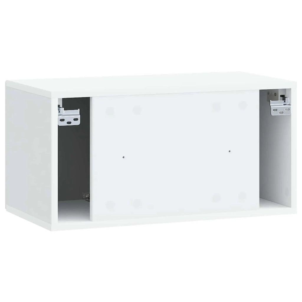 Mobile Porta TV da Muro Bianco 59,5 x 31 x 30 cm 898195