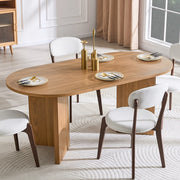 Tavolo da Pranzo Ovale per 4-6 Persone ¨C Xylo ¨C Legno, Moderno, 180 cm