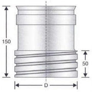 Raccordo tubo rigido tubo flessi bile dp d.250 300f b08xb5fh3d