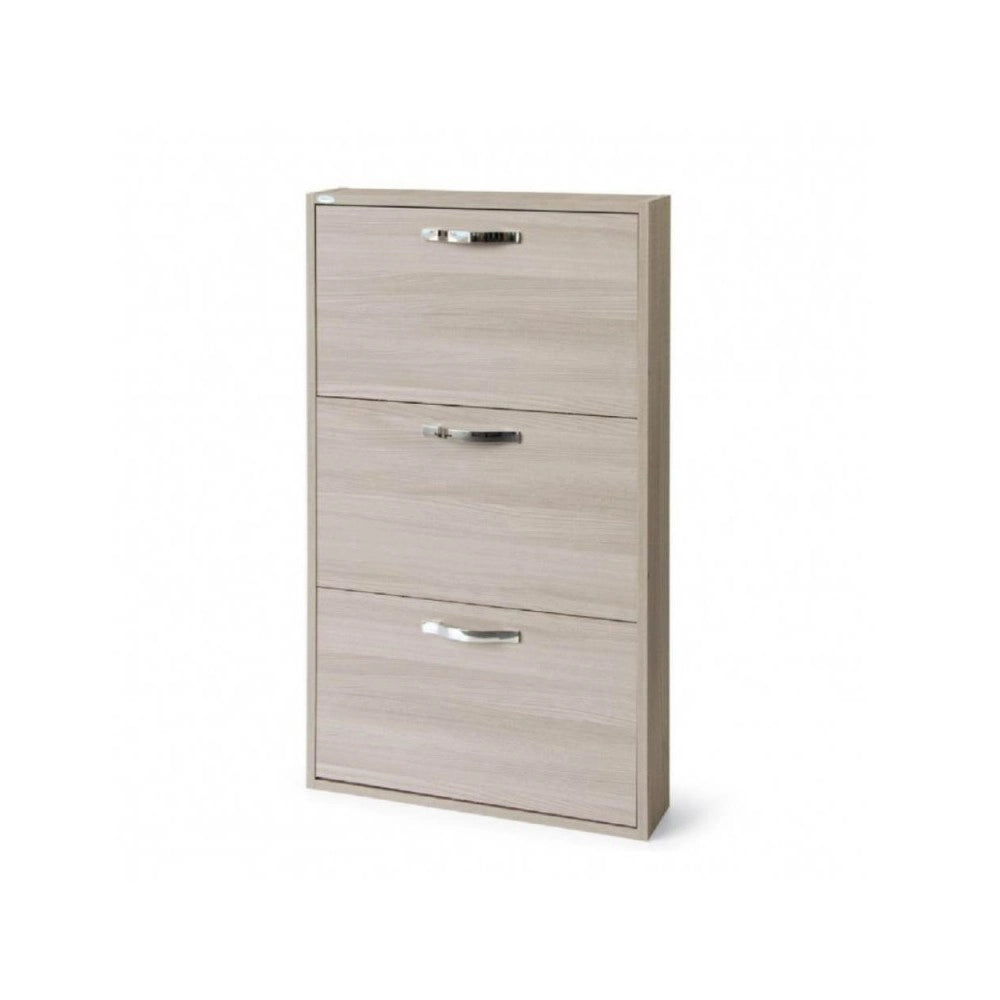 Scarpiera 3 ante slim salvaspazio 108x65x15 Serena colore olmo