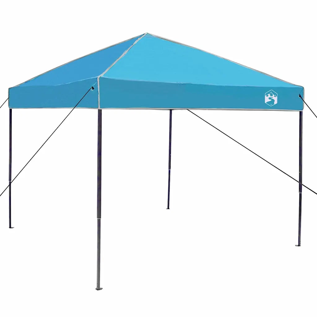 Tenda Gazebo-Tenda da festa Blu 243 x 243 x 251 cm Tessuto 550338