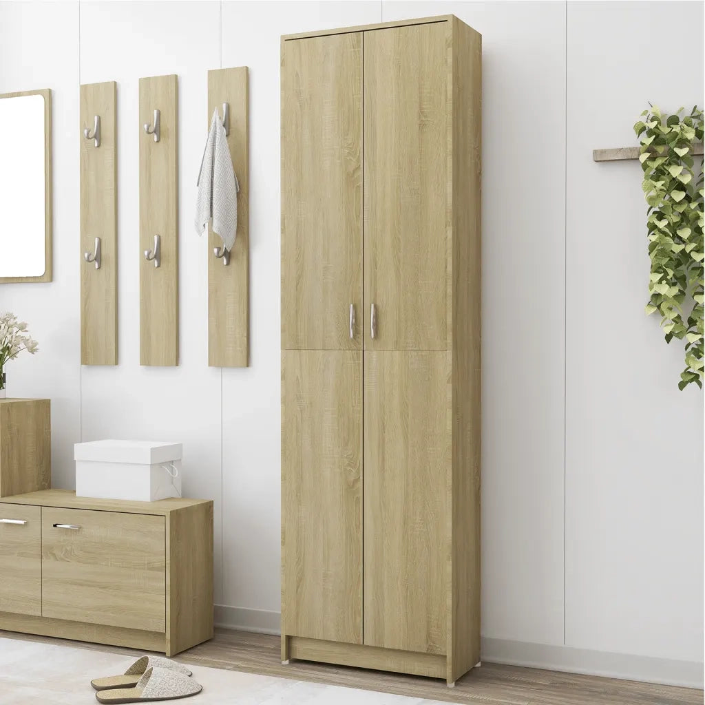 Armadio Corridoio Rovere Sonoma 55x25x189 cm Legno Multistrato 802852